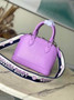 Louis Vuitton Braided Alma BB Bag M22642 Purple Epi Leather