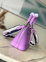 Louis Vuitton Braided Alma BB Bag M22642 Purple Epi Leather