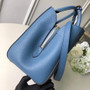 Louis Vuitton M41048 Montaigne MM Monogram Empreinte Leather Blue