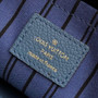 Louis Vuitton M41048 Montaigne MM Monogram Empreinte Leather Blue