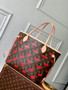 Louis Vuitton LV x TM Neverfull MM Bag M13263 Monogram cherry canvas