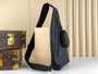 Louis Vuitton Duo Slingbag M21890 Black Calf leather