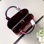 Louis Vuitton M42746 Montaigne MM Monogram Empreinte Leather Navy Blue