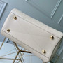Louis Vuitton M41048 Montaigne MM Monogram Empreinte Leather White