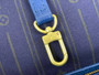Louis Vuitton M40995 Neverfull MM Tote Bag Denim textile jacquard Blue