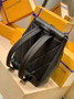 Louis Vuitton M58644 Christopher Slim Backpack Taurillon Leather - 30 x 42 x 17 cm / Black - View 2
