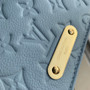 Louis Vuitton Wallet On Chain Lily M83233 Blue Monogram Leather