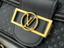 Louis Vuitton Mini Dauphine Shoulder Bag M22597 Black