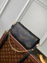 Louis Vuitton Wallet on Chain Ivy M82653 Black Leather