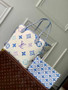 Louis Vuitton M22979 Neverfull MM Tote Bag Blue - Default Title - View 1