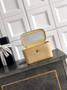 Chanel Classic Long Vanity with Chain, AP1341 Braided Raffia Apricot - Default Title - View 5