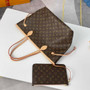 Louis Vuitton Neverfull MM Bag M50366 Monogram Canvas Pink - Default Title - View 6