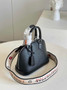 Louis Vuitton Braided Alma BB Bag M59217 Black Epi Leather