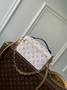 Louis Vuitton Pochette Métis East West M46914 Beige Cowhide-leather trim