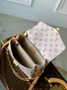 Louis Vuitton Pochette Métis East West M46914 Beige Cowhide-leather trim