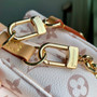 Louis Vuitton Pochette Métis East West M46914 Beige Cowhide-leather trim