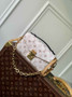 Louis Vuitton Pochette Métis East West M46914 Beige Cowhide-leather trim