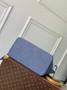Louis Vuitton Neverfull MM Bag M14856 Denim Blue