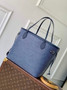 Louis Vuitton Neverfull MM Bag M14856 Denim Blue