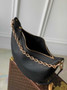 Louis Vuitton Loop Hobo M46725 Black Monogram Leather