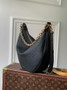 Louis Vuitton Loop Hobo M46725 Black Monogram Leather