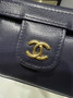 Chanel Long Vanity with Leather Strap, AP5067 Calfskin Navy