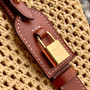 Louis Vuitton All In BB Bag M14217 Brown Raffia