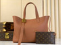 Louis Vuitton Low Key Cabas MM Bag M25342 Brown Smooth calf leather - Default Title - View 1