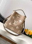 Louis Vuitton NéoNoé MM Bucket Bag Gray Cowhide Leather - M45555