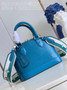 Louis Vuitton Braided Alma BB Bag M59217 Dark Blue Epi Leather