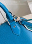 Louis Vuitton Braided Alma BB Bag M59217 Dark Blue Epi Leather