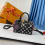 Louis Vuitton Speedy Bandoulière 20 Bag M46088 Monogram Black White
