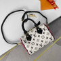 Louis Vuitton Speedy Bandoulière 20 Bag M46088 Monogram Black White