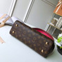 Louis Vuitton M42735 Cluny MM Bag Monogram Canvas Red