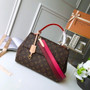 Louis Vuitton M42735 Cluny MM Bag Monogram Canvas Red
