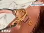 Louis Vuitton M41048 Montaigne MM Monogram Leather Pink