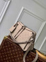 Louis Vuitton Hand It All PM Bag, M24255 Galet Gray Mahina calfskin - Default Title - View 4