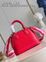 Louis Vuitton Braided Alma BB Bag M59217 Red Epi Leather