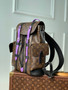 Louis Vuitton M46247 Christopher Backpack PM Monogram Canvas Purple