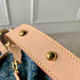 Louis Vuitton CarryAll MM Bag M46855 Denim Blue