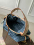 Louis Vuitton CarryAll MM Bag M46855 Denim Blue