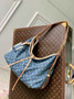 Louis Vuitton CarryAll MM Bag M46855 Denim Blue