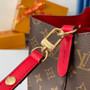 Louis Vuitton M44021 NéoNoé MM Bucket Bag Monogram Red