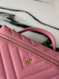 Chanel Vanity with Chain, AP5212 Shiny Calfskin Pink - Default Title - View 5