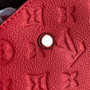 Louis Vuitton M41053 Montaigne BB Monogram Empreinte Leather Red
