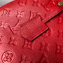 Louis Vuitton M41053 Montaigne BB Monogram Empreinte Leather Red