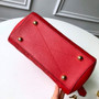 Louis Vuitton M41053 Montaigne BB Monogram Empreinte Leather Red