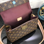 Louis Vuitton M42738 Cluny BB Bag Monogram Canvas Beige
