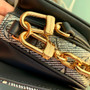 Louis Vuitton Pochette Métis East West M22834 Blue Monoglam canvas