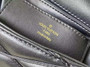 Louis Vuitton M22891 GO-14 MM Malletage Shoulder Bag Black Lambskin